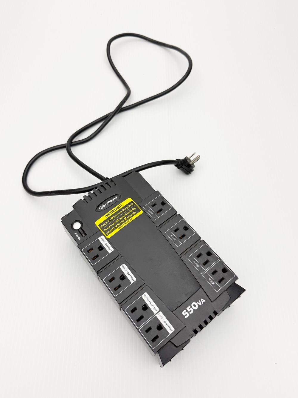 CyberPower 550VA Battery Backup 8 Outler UPS Surge Protector with Battery